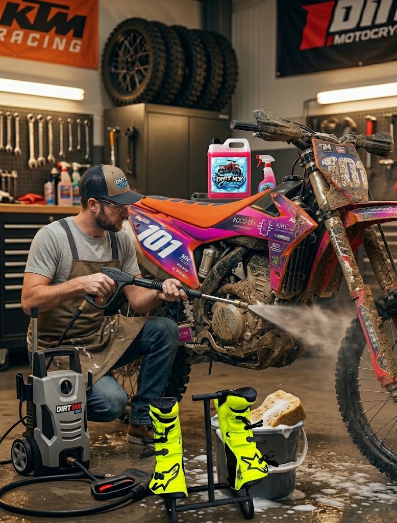 DIRT MX CLEANER-MOTORCROSS-& FIETSREINIGER-PROFESSIONELE & GECONCENTREERDE REINIGER 5L