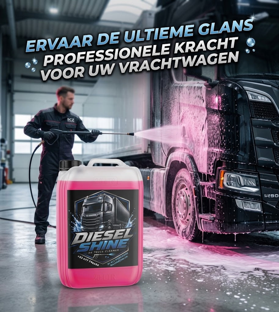 Diesel Shine: De ultieme krachtpatser voor een glanzend wagenpark.